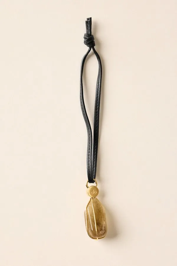 Intention Crystal - Smoky Quartz/Gold