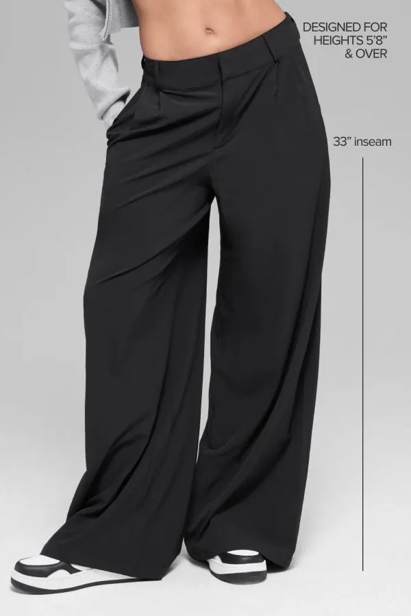 High-Waist Dreamscape Hose (Lang) - Schwarz