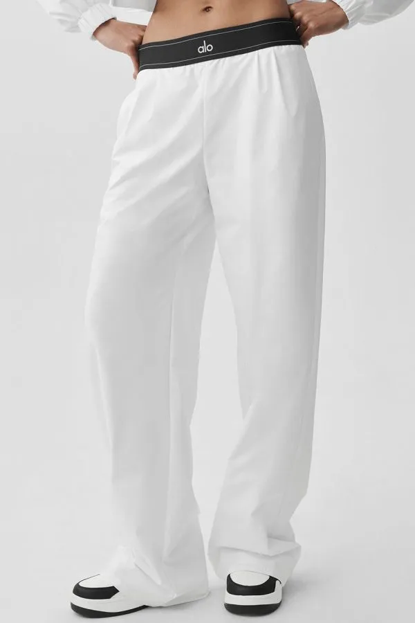 Suit Up Hose (Lang) - Weiß/Schwarz