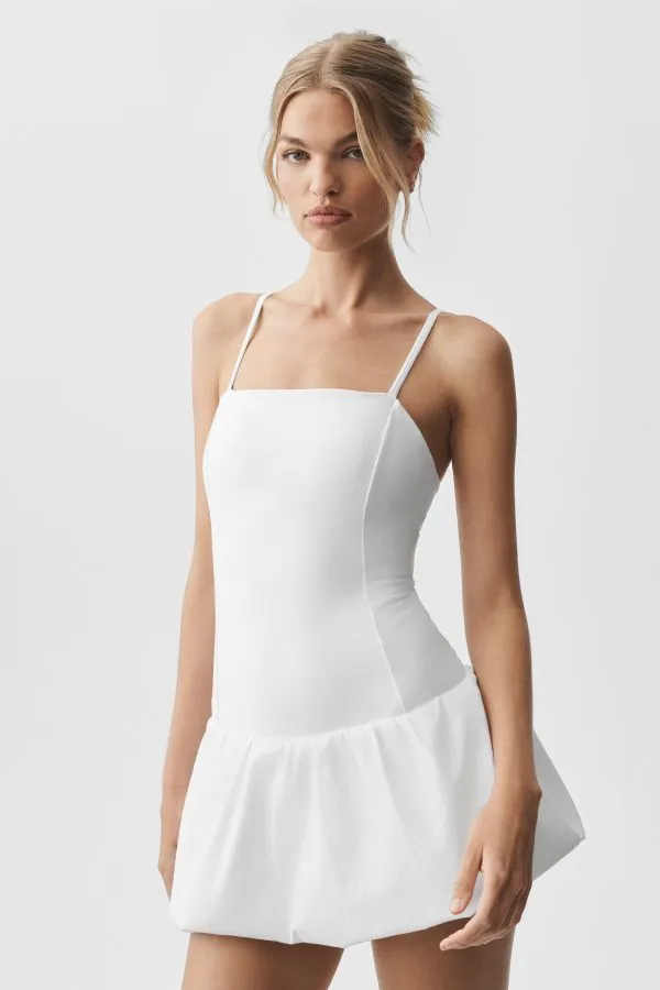Airbrush Love Match Tenniskleid - Weiß